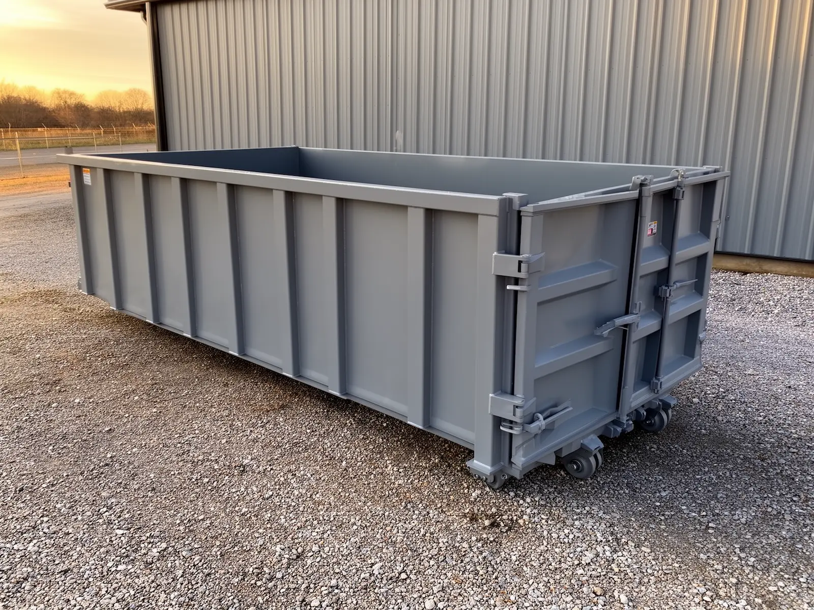 Roll-off dumpster from Lucky Marty's Dumpsters in Cape Coral, FL